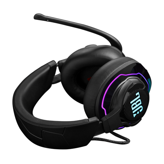 JBL Quantum 910 Wireless - Black - Wireless over-ear performance gaming headset with head  tracking-enhanced, Active Noise Cancelling and Bluetooth - Detailshot 5 image number null